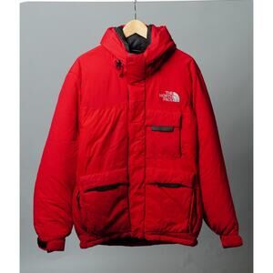 The North Face 700 Red Goose Down Hooded Puffer Jacket Coat Men's Size S